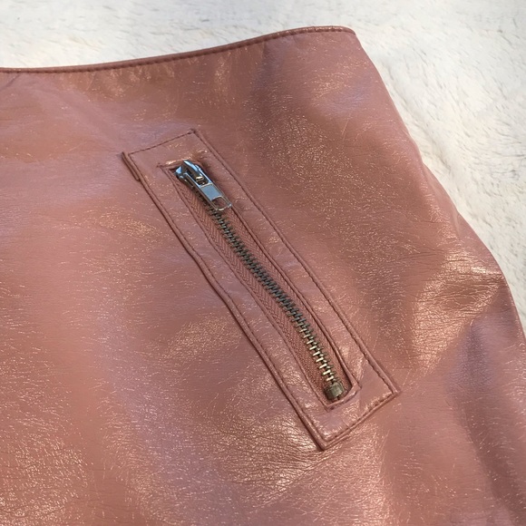 Forever 21, Faux Leather Skirt, Size Small - Picture 2 of 10